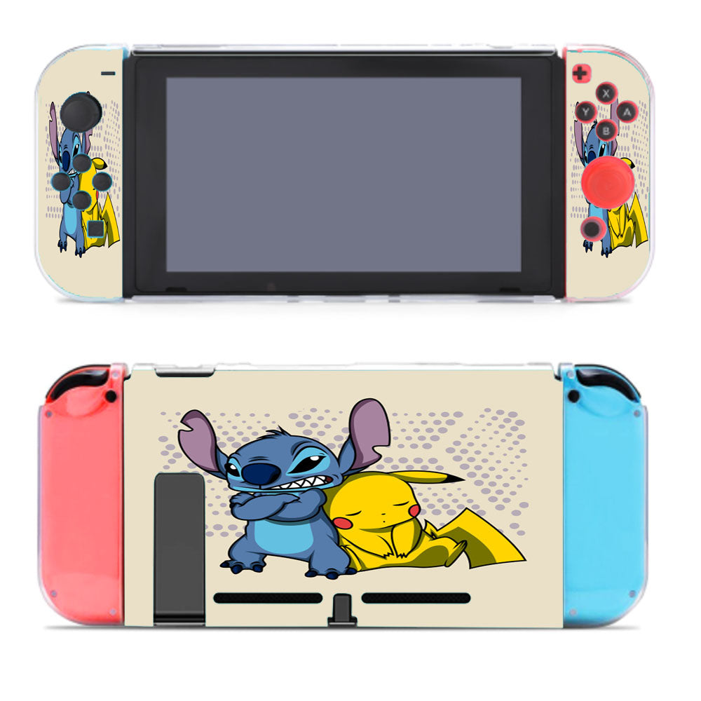 Stitch And Pika Nintendo Switch Cover Case