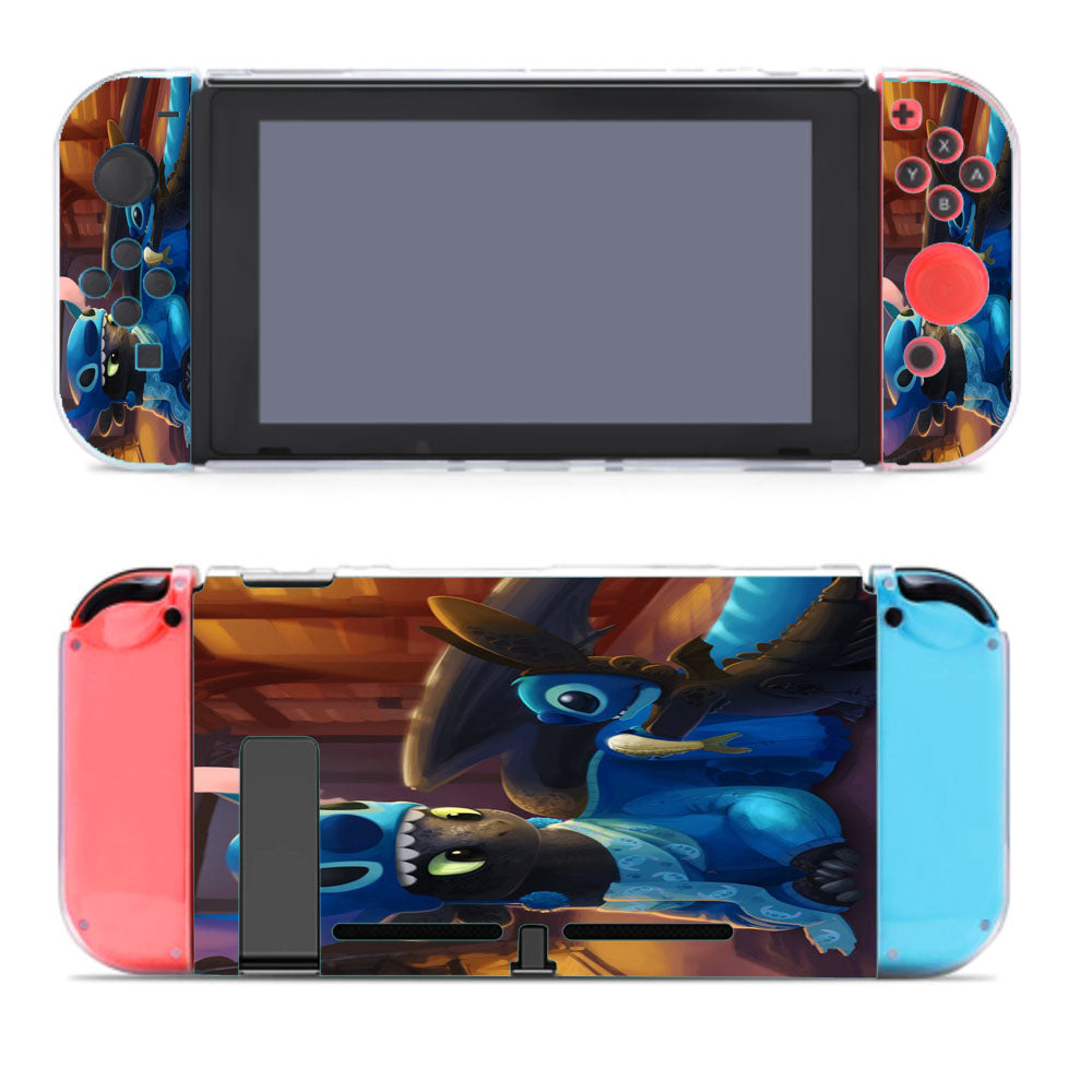 Stitch And Toothless Nintendo Switch Cover Case