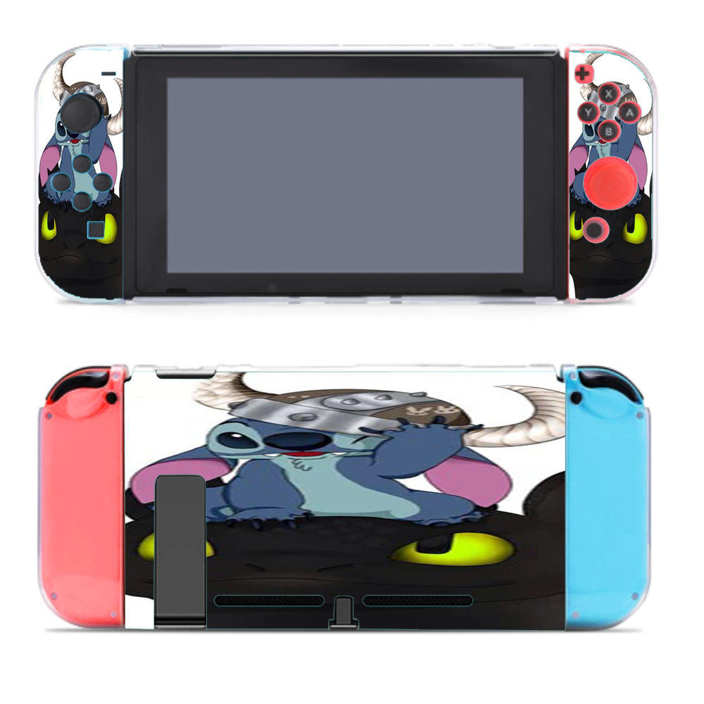 Stitch And Toothless Cute Nintendo Switch Cover Case