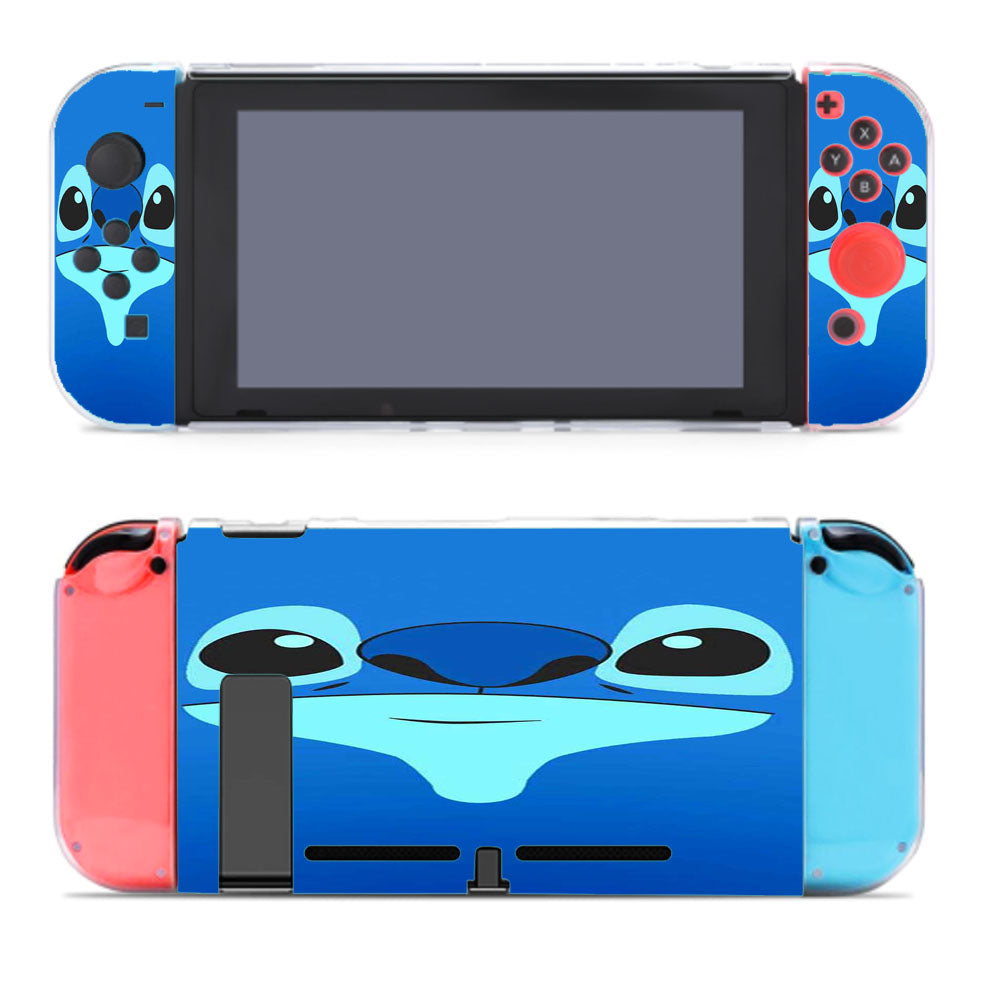 Stitch Blue Face Cute Nintendo Switch Cover Case