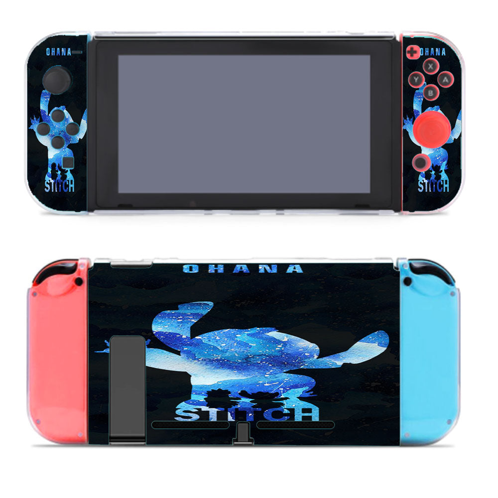 Stitch Disney Ohana Watercolor Nintendo Switch Cover Case