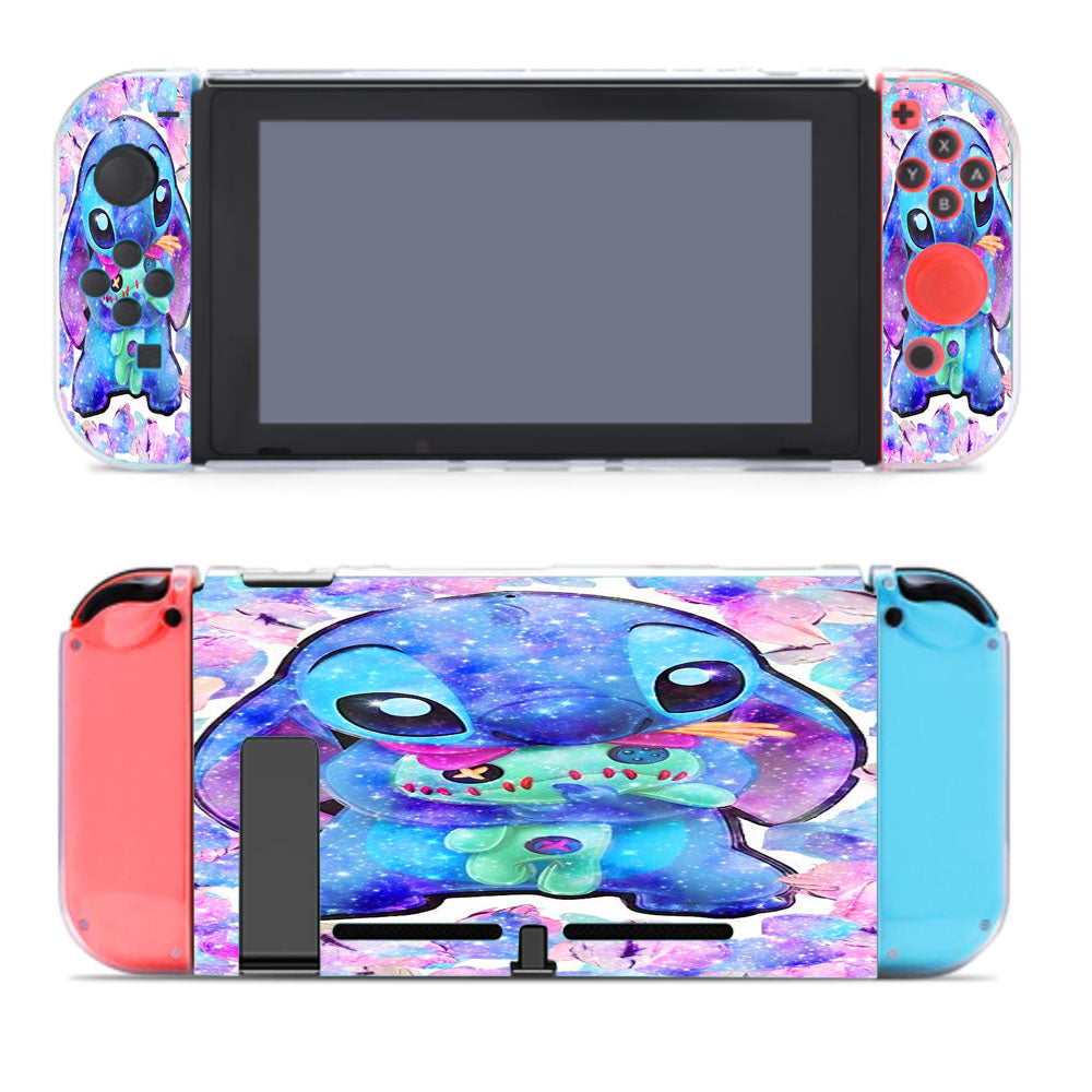 Stitch Hug Scrump Glitter Nintendo Switch Cover Case