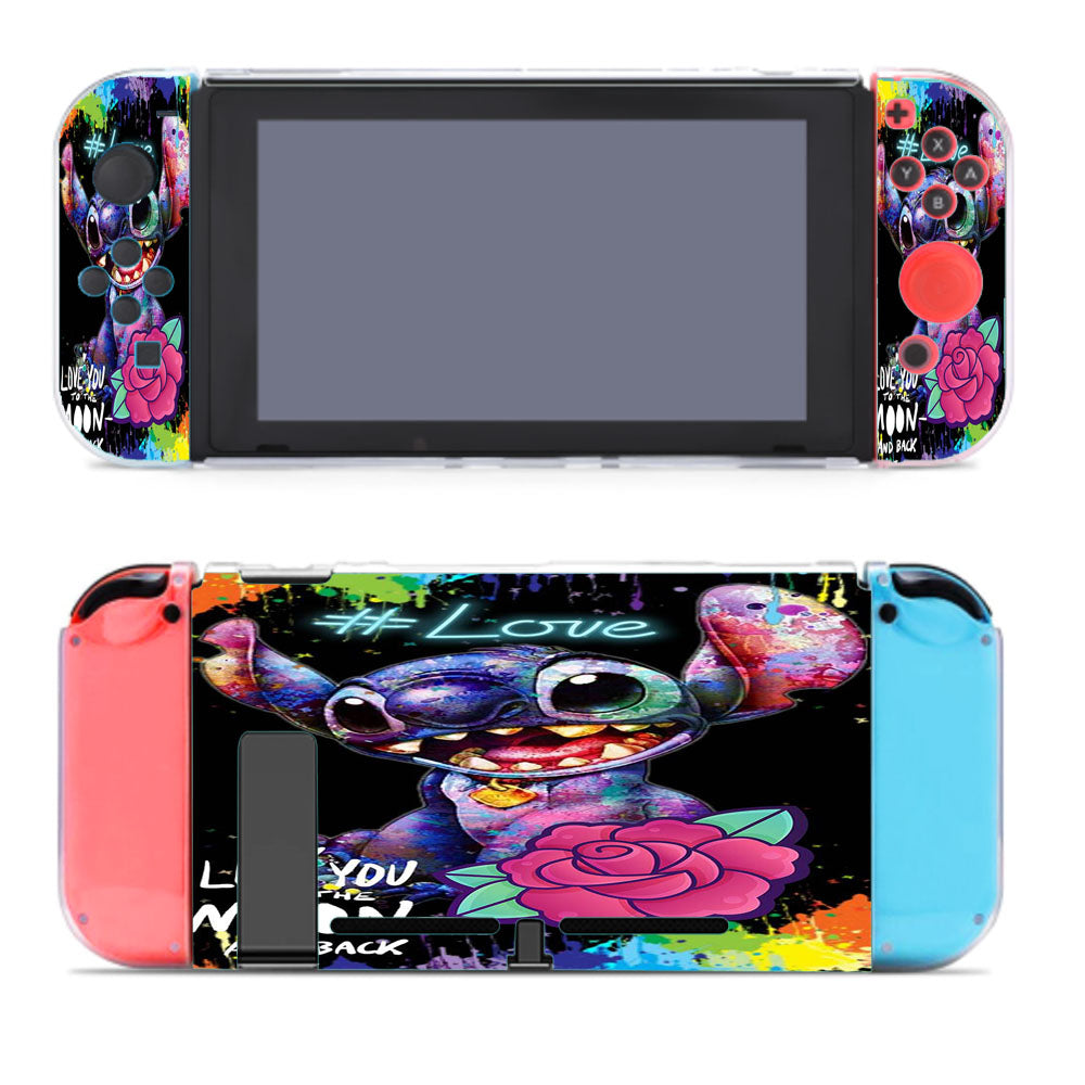 Stitch Love To The Moon And Back Nintendo Switch Cover Case