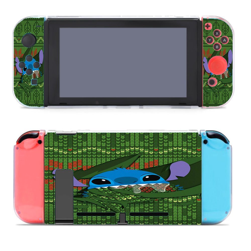 Stitch Ugly Green Sweater Nintendo Switch Cover Case