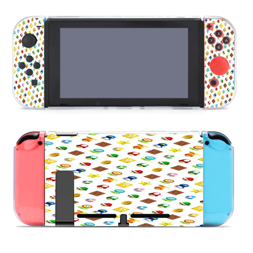 Super Mario Bross Pattern Nintendo Switch Cover Case