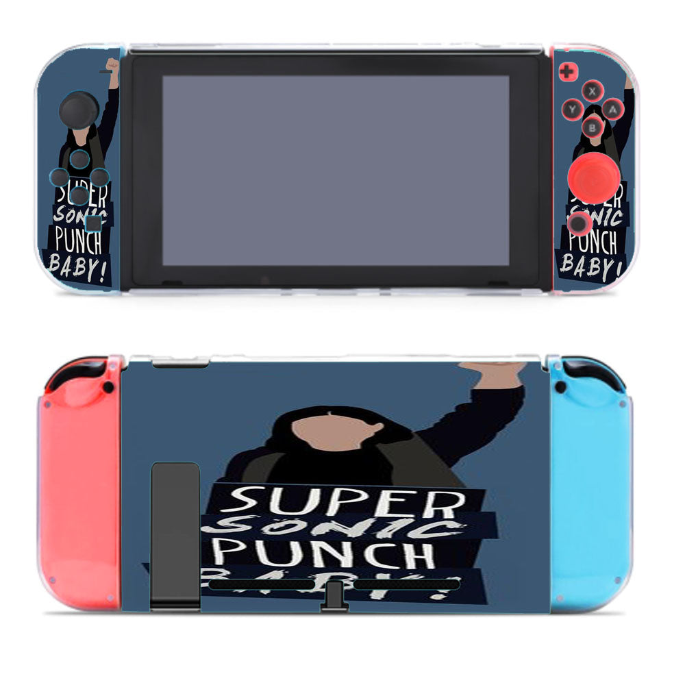 Super Sonic Punch Cisco Nintendo Switch Cover Case