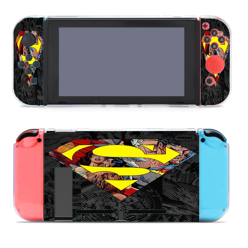 Superman Comic Logo Nintendo Switch Cover Case