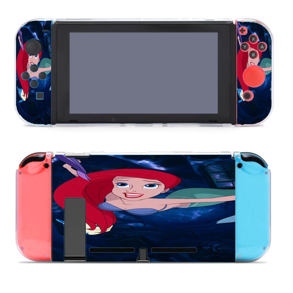 Swimming Ariel Mermaid Nintendo Switch Cover Case