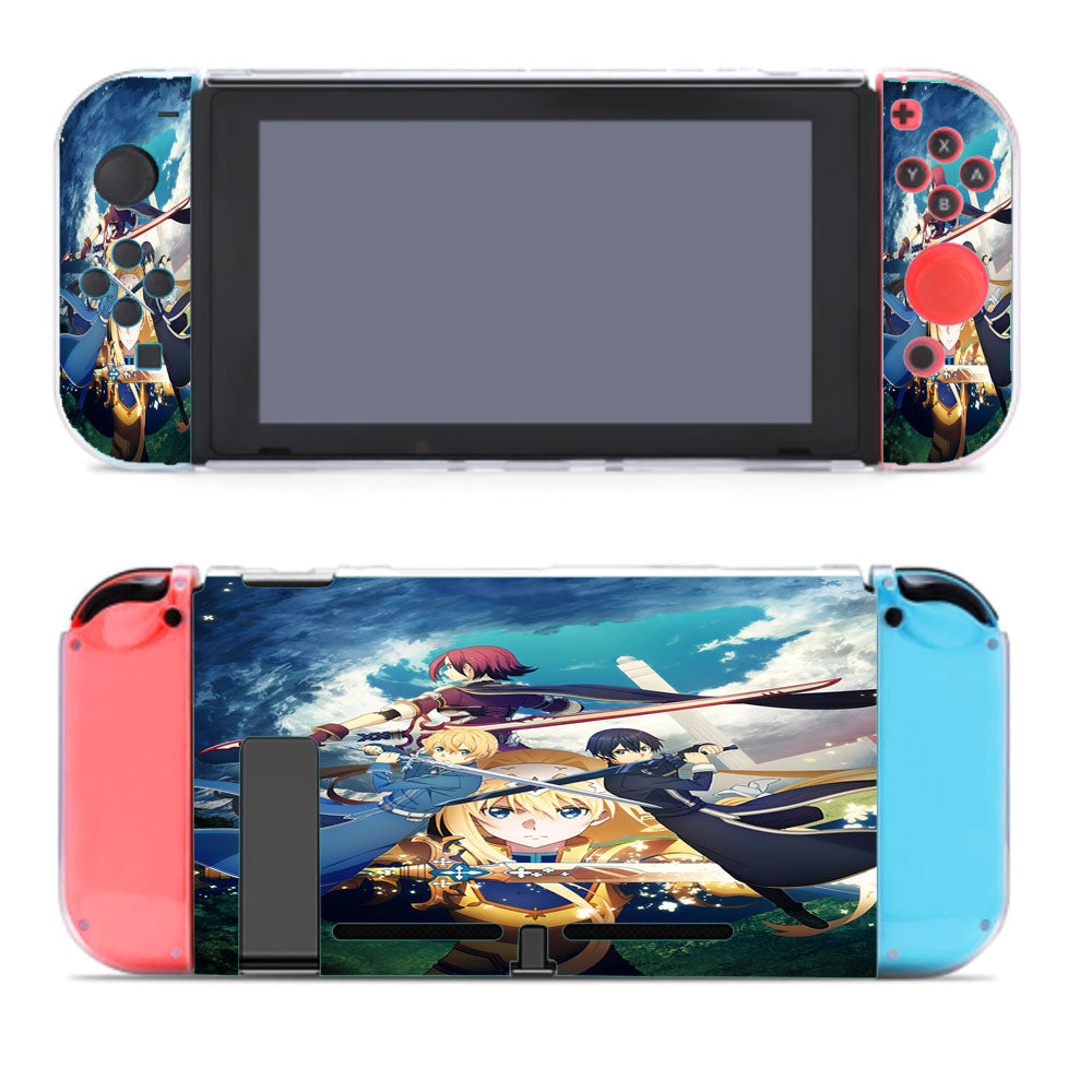 Sword Art Online Alicization Lycoris Alice Zuberg Eugeo Kazuto Kirigaya Kirito Nintendo Switch Cover Case