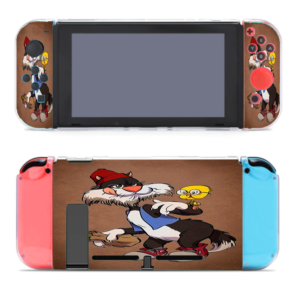 Sylvester Cat And Tweety Bird Looney Tunes Vintage Nintendo Switch Cover Case