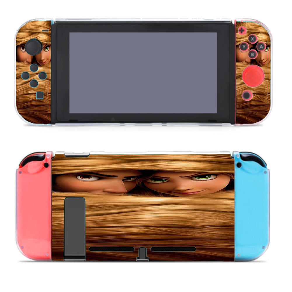 Tangled Flynn Rider And Rapunzel Nintendo Switch Cover Case