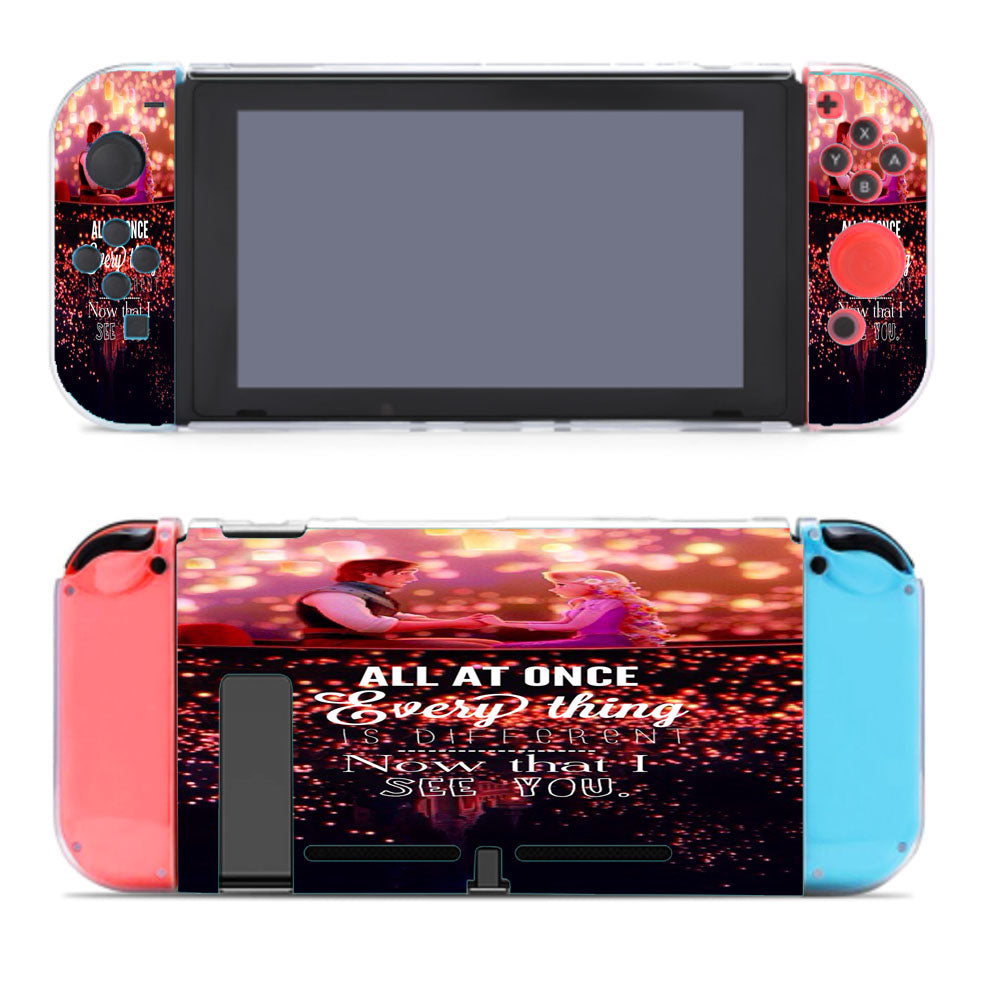 Tangled Quotes Nintendo Switch Cover Case