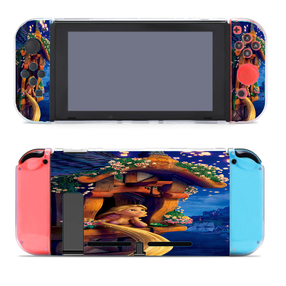 Tangled Rapunzel Tower Lantern Castle Nintendo Switch Cover Case