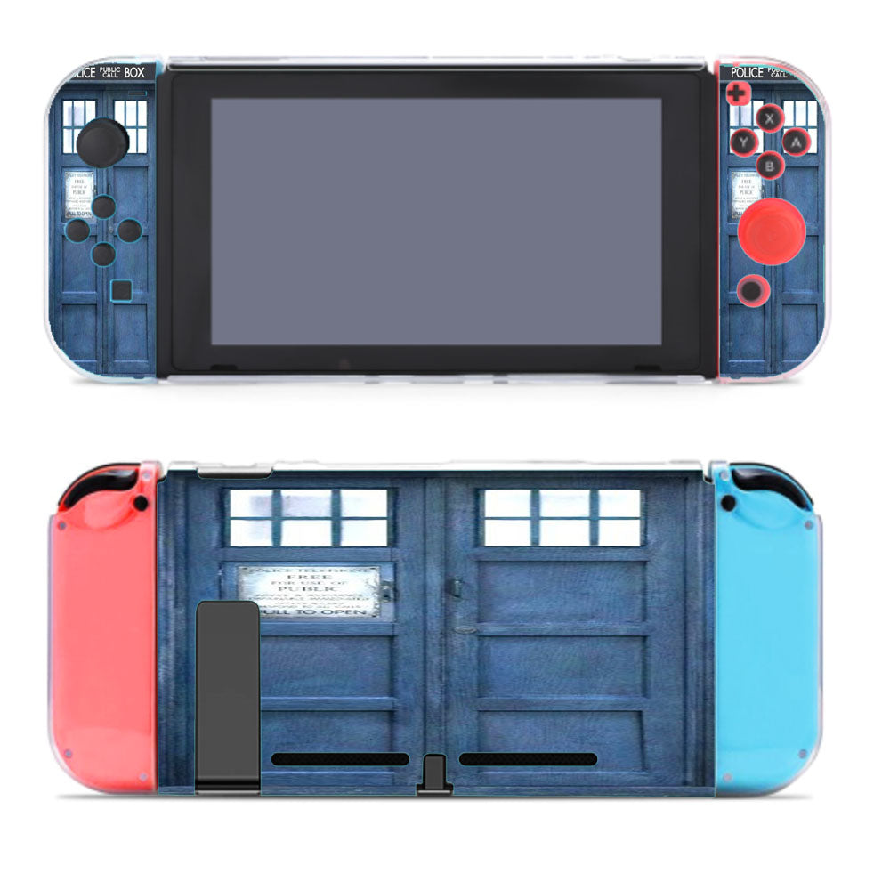 Tardis Blue Police Box Doctor Who Nintendo Switch Cover Case