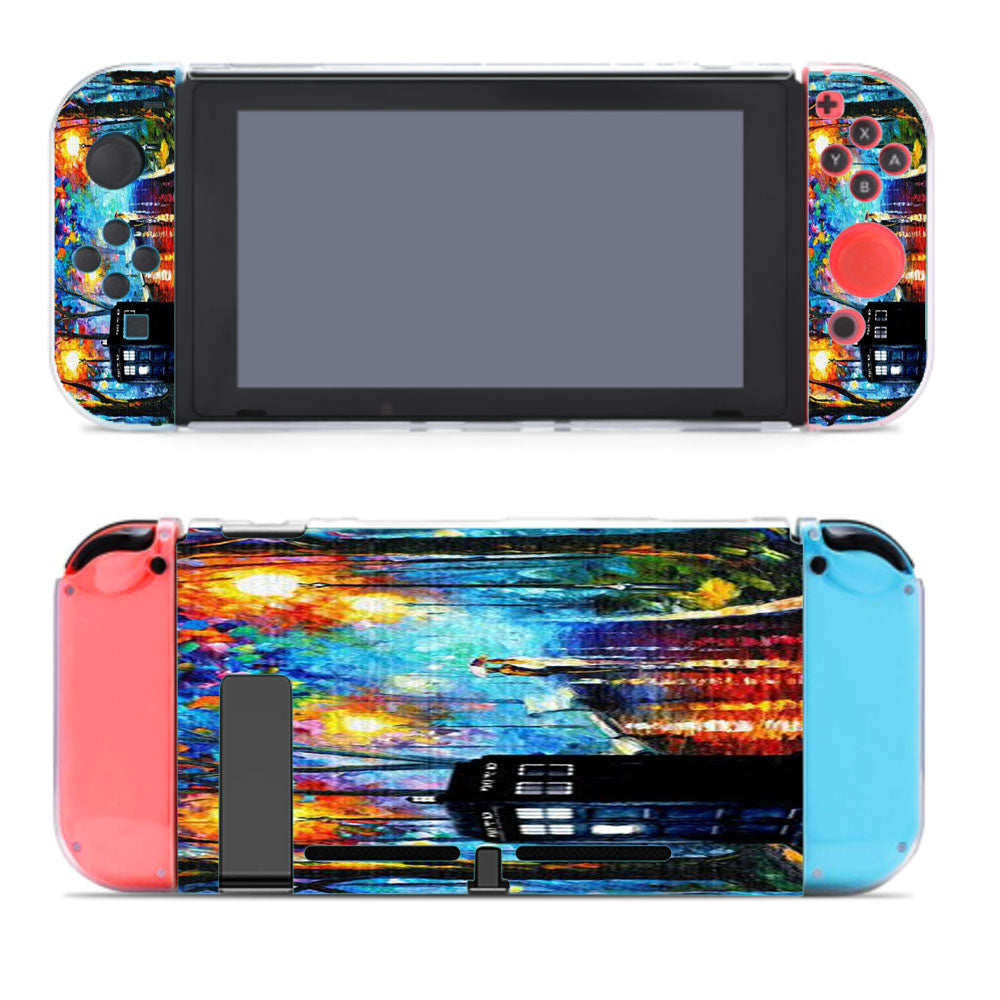 Tardis Doctor Who In The Rain Nintendo Switch Cover Case