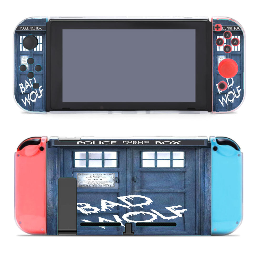 Tardis Dr Who Bad Wolf Nintendo Switch Cover Case
