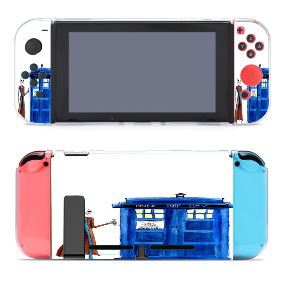 Tardis Jack Skellington Nintendo Switch Cover Case