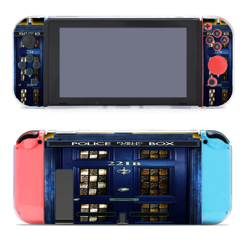 Tardis Sherlock Holmes Nintendo Switch Cover Case