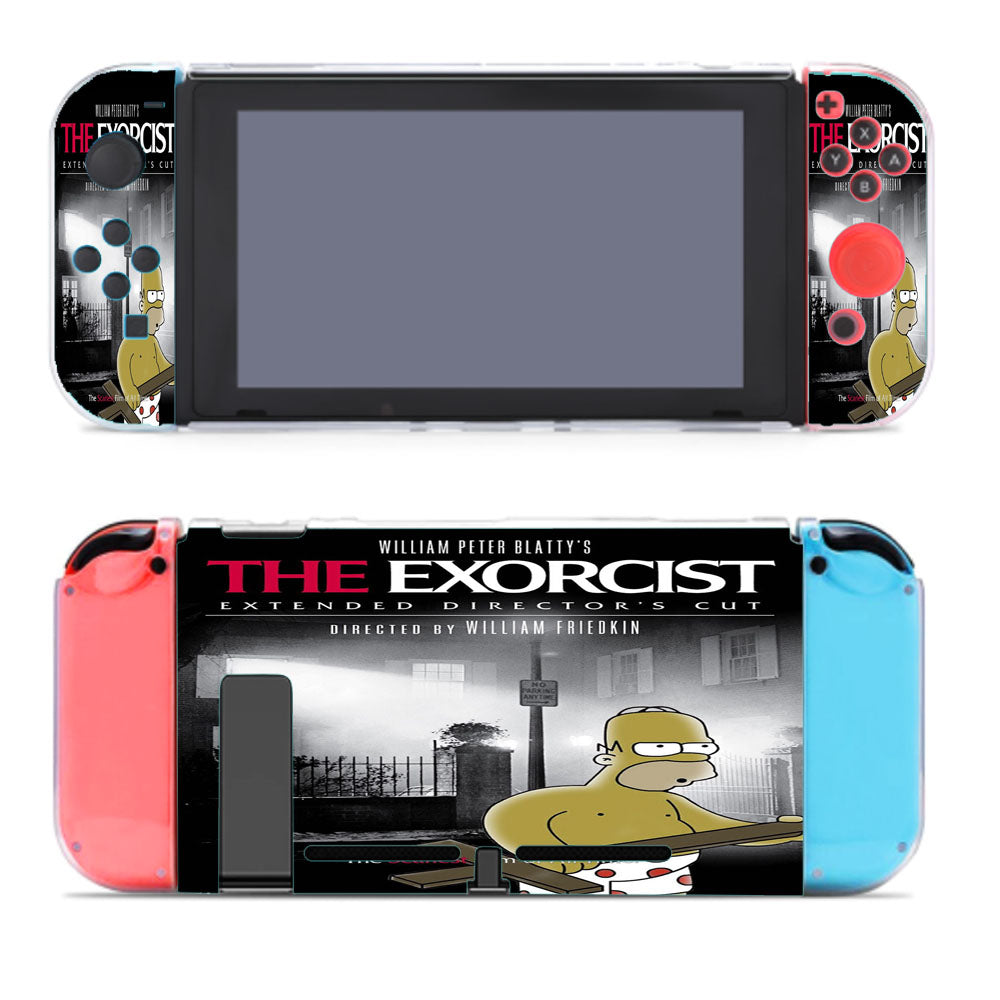 The Exorcist Homer Simpson Nintendo Switch Cover Case