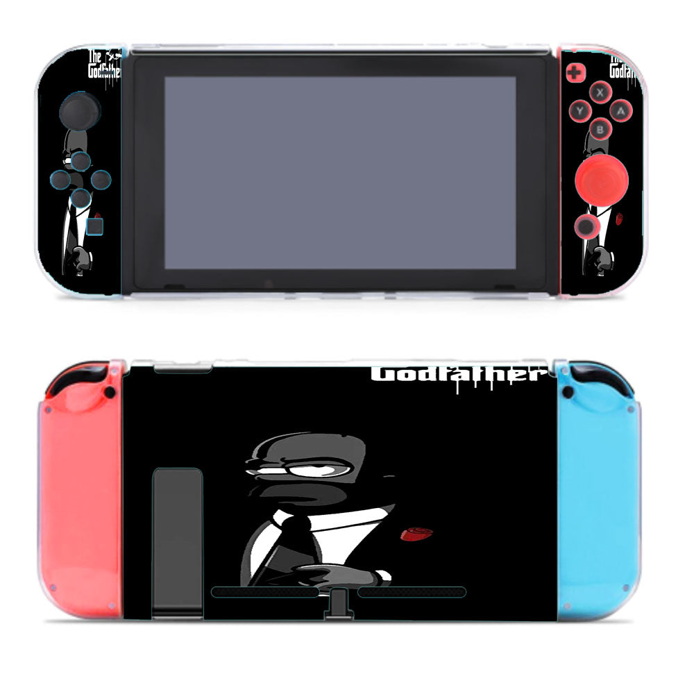 The Godfather Simpson Black Rose Party Nintendo Switch Cover Case