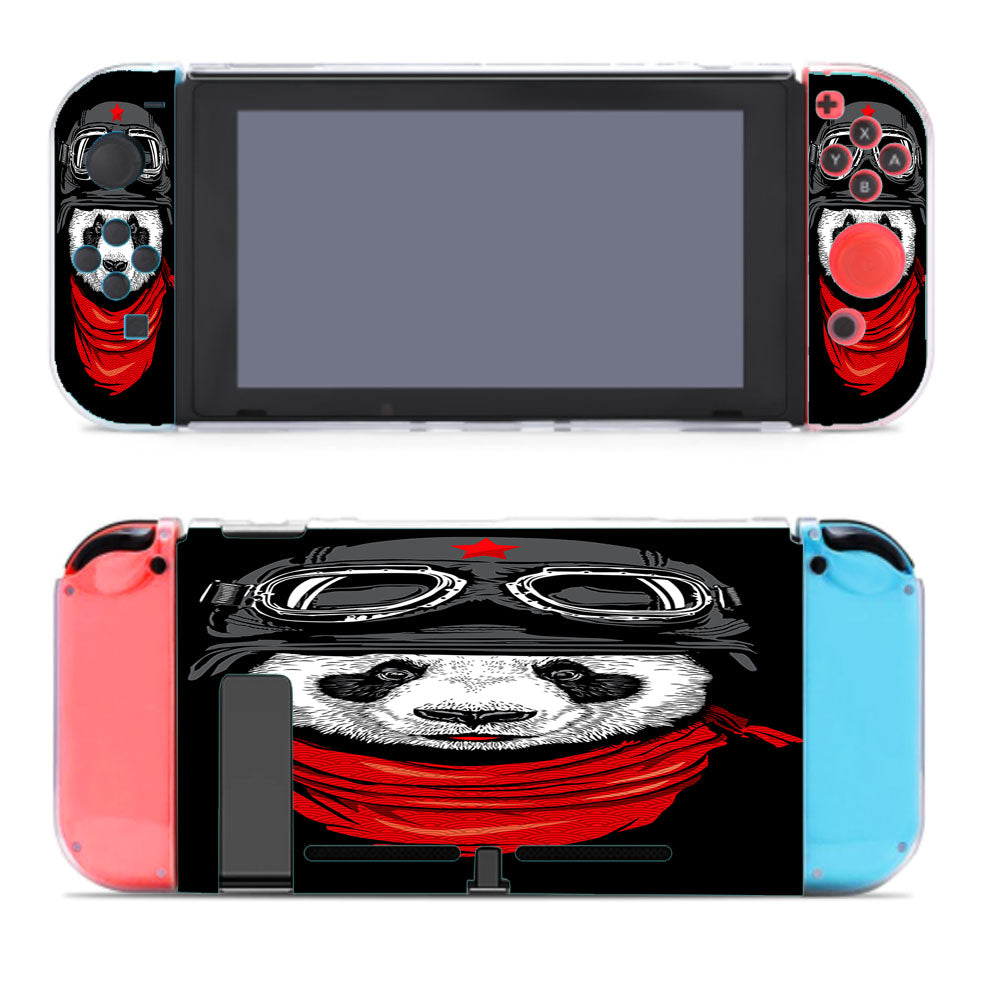 The Happy Adventurer Panda Briker Nintendo Switch Cover Case