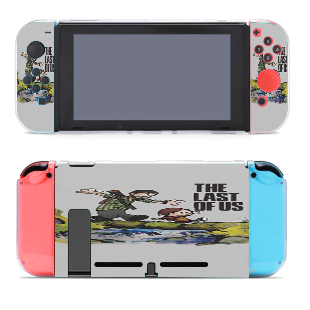 The Last Of Us As Calvin And Hobbes Nintendo Switch Cover Case