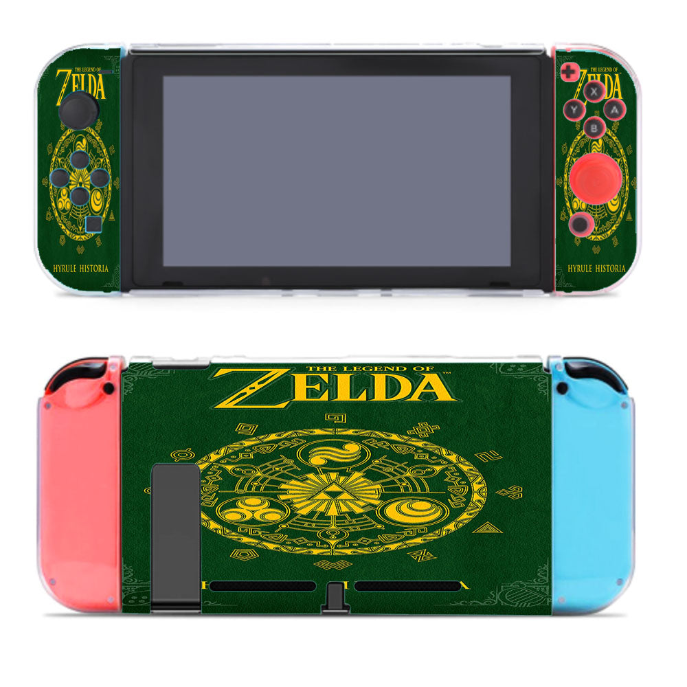 The Legend Of Zelda Hyrule Historia Book Green Nintendo Switch Cover Case