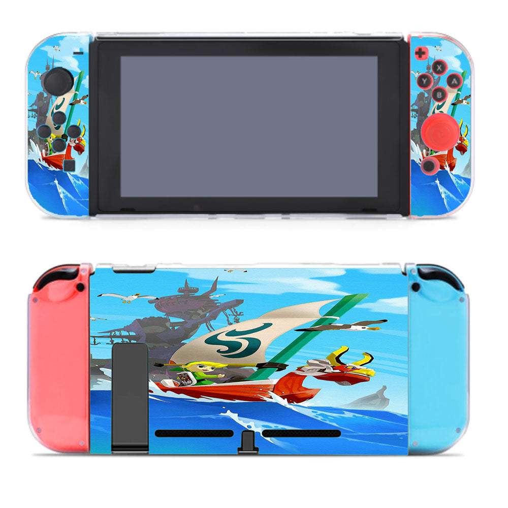 The Legend Of Zelda Illustration Sea Nintendo Switch Cover Case