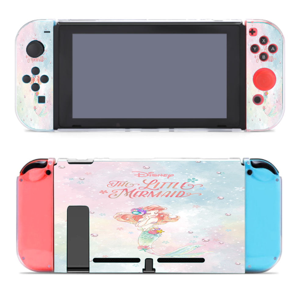 The Little Mermaid Disney Watrcolor Nintendo Switch Cover Case