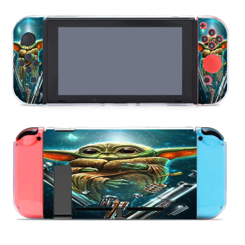 The Mandalorian Yoda Baby Art Nintendo Switch Cover Case