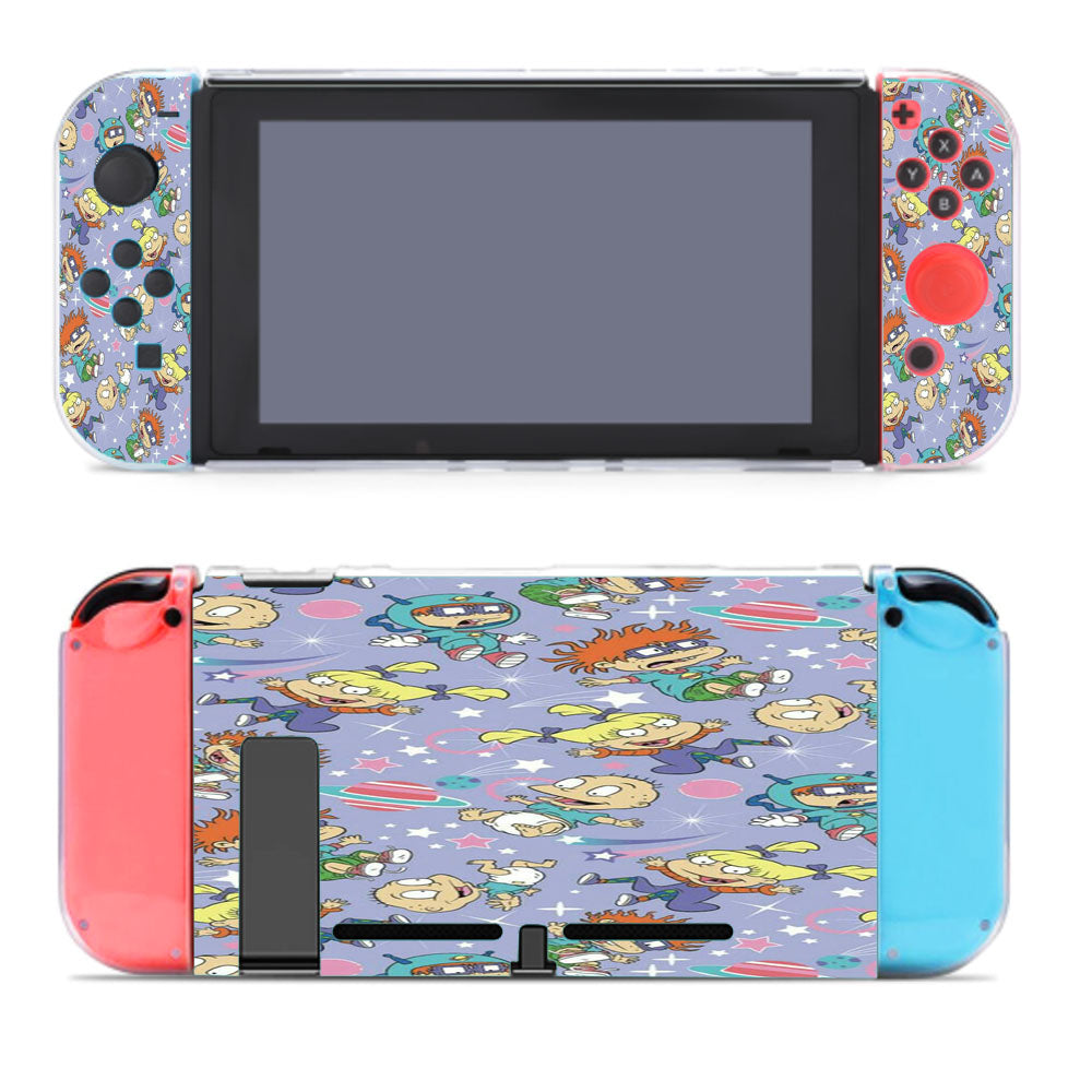 The Rugrats Pattern Acid Galaxy Nintendo Switch Cover Case