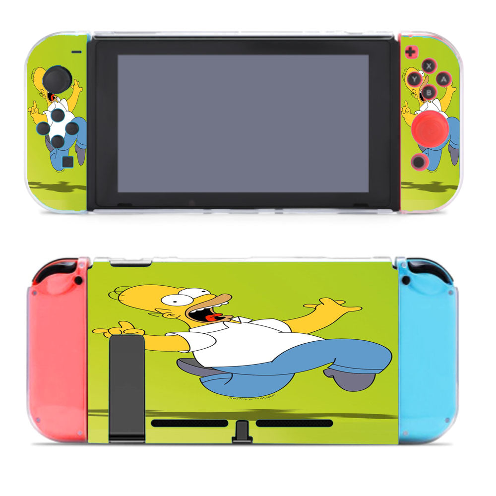 The Simpson Gradation Green Nintendo Switch Cover Case