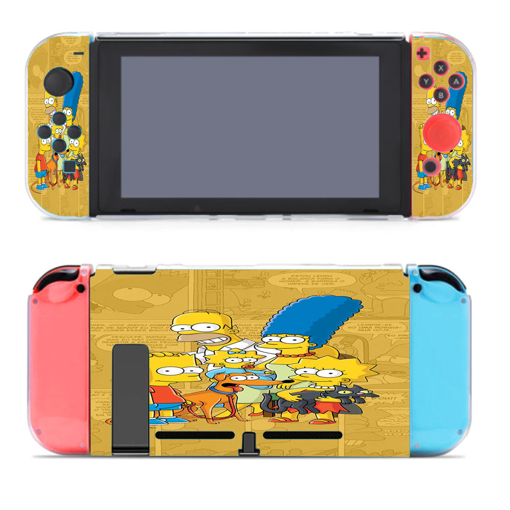 The Simpsons Family Comic Nintendo Switch Cover Case