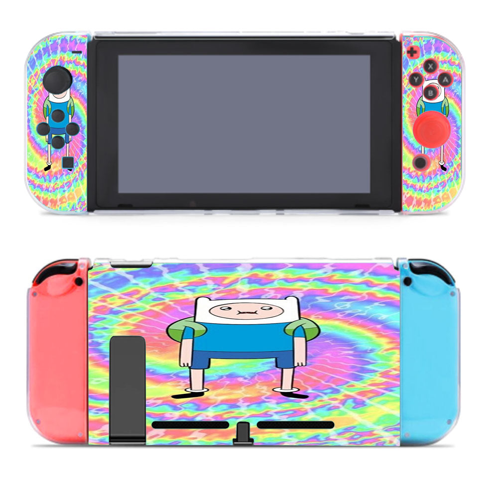 Tie Dye Finn Adventure Time Wallpaper Nintendo Switch Cover Case