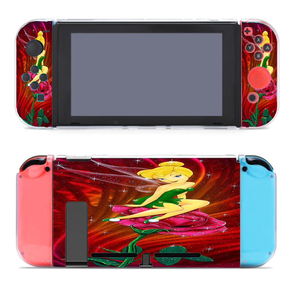 Tinkerbell And Flower Nintendo Switch Cover Case