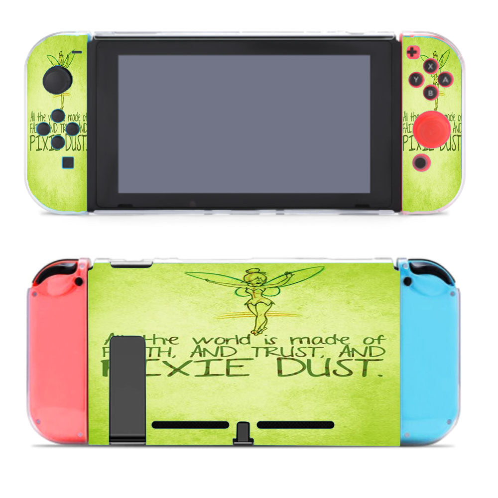 Tinkerbell Pixie Dust Quotes Nintendo Switch Cover Case