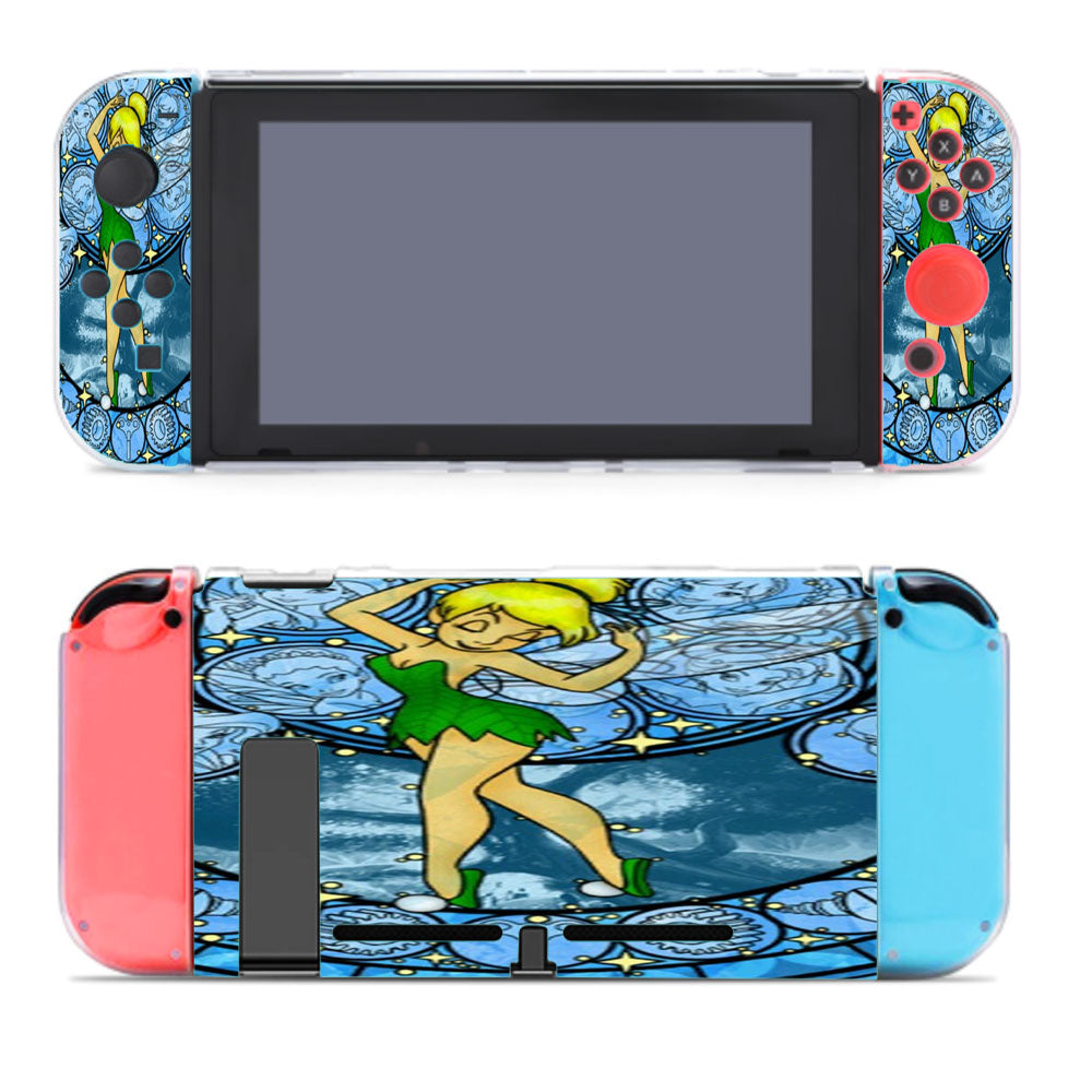 Tinkerbell Stained Glass Nintendo Switch Cover Case