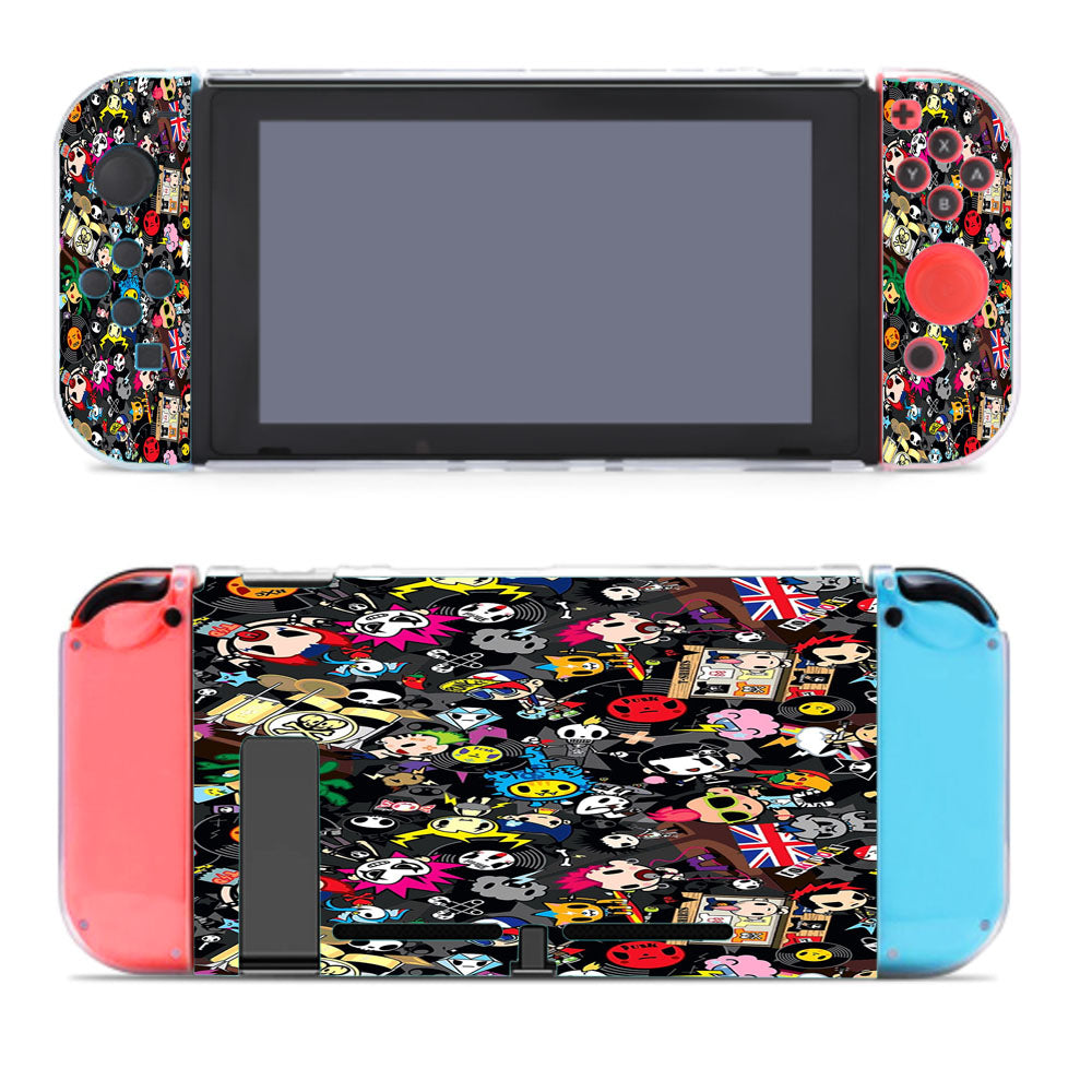 Tokidoki Sticker Collage Nintendo Switch Cover Case