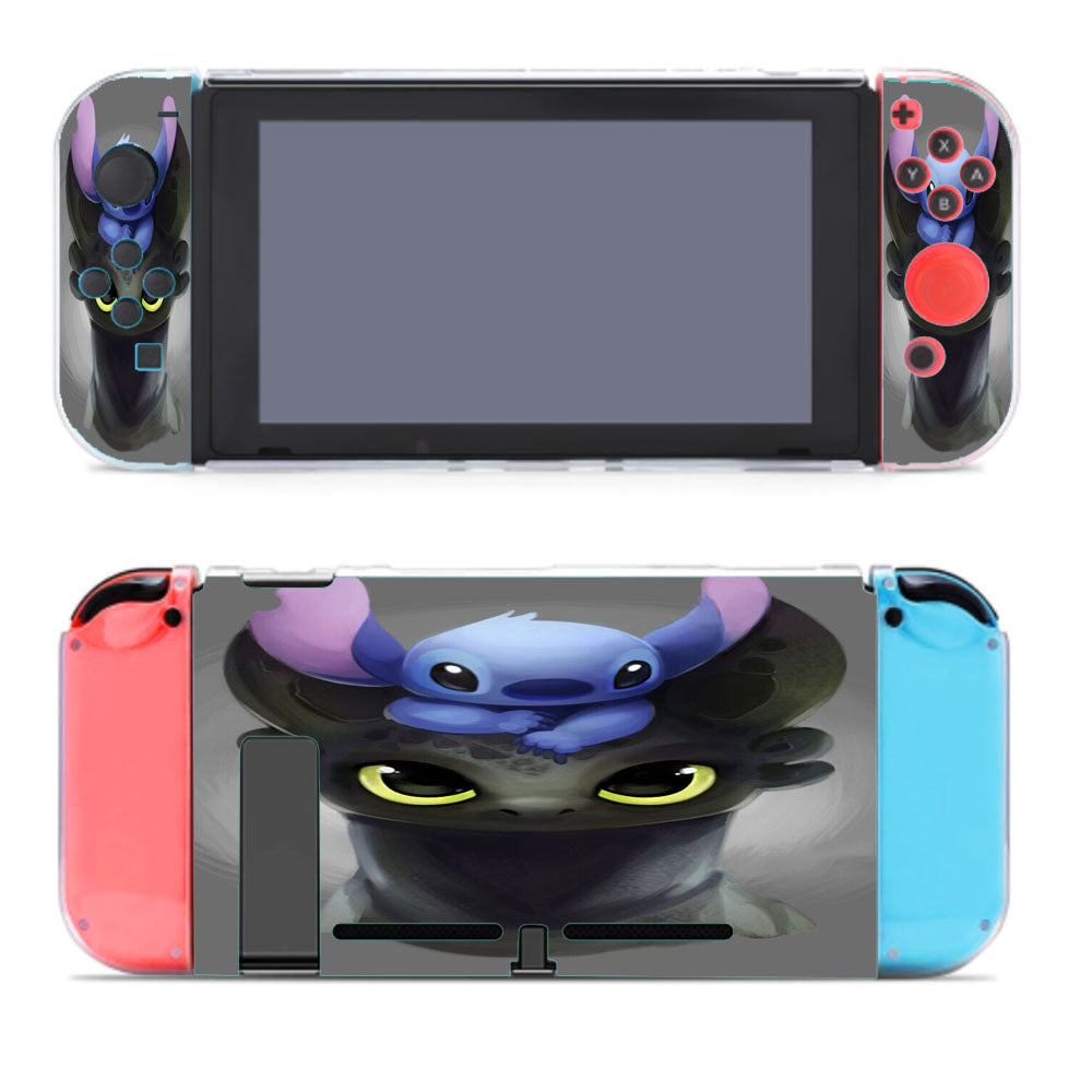 Toothless Dragon And Stitch Nintendo Switch Cover Case