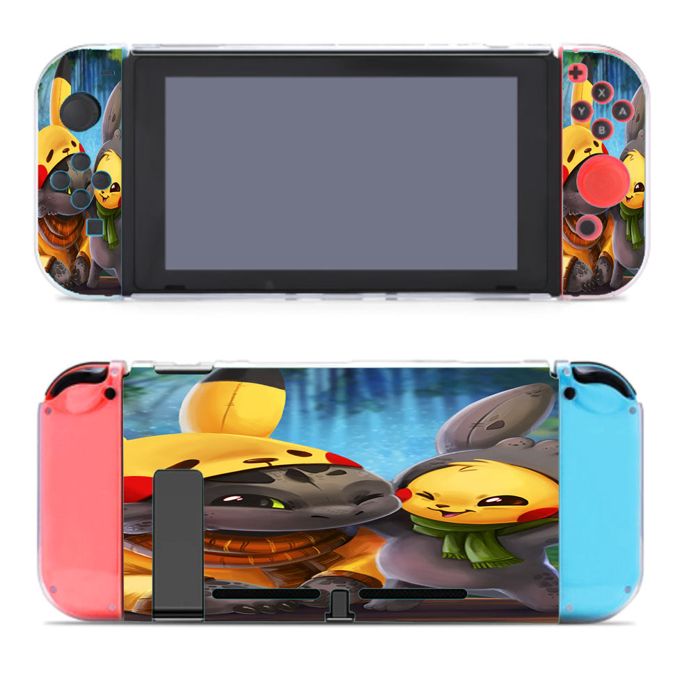Toothless Night Fury Pikachu Nintendo Switch Cover Case