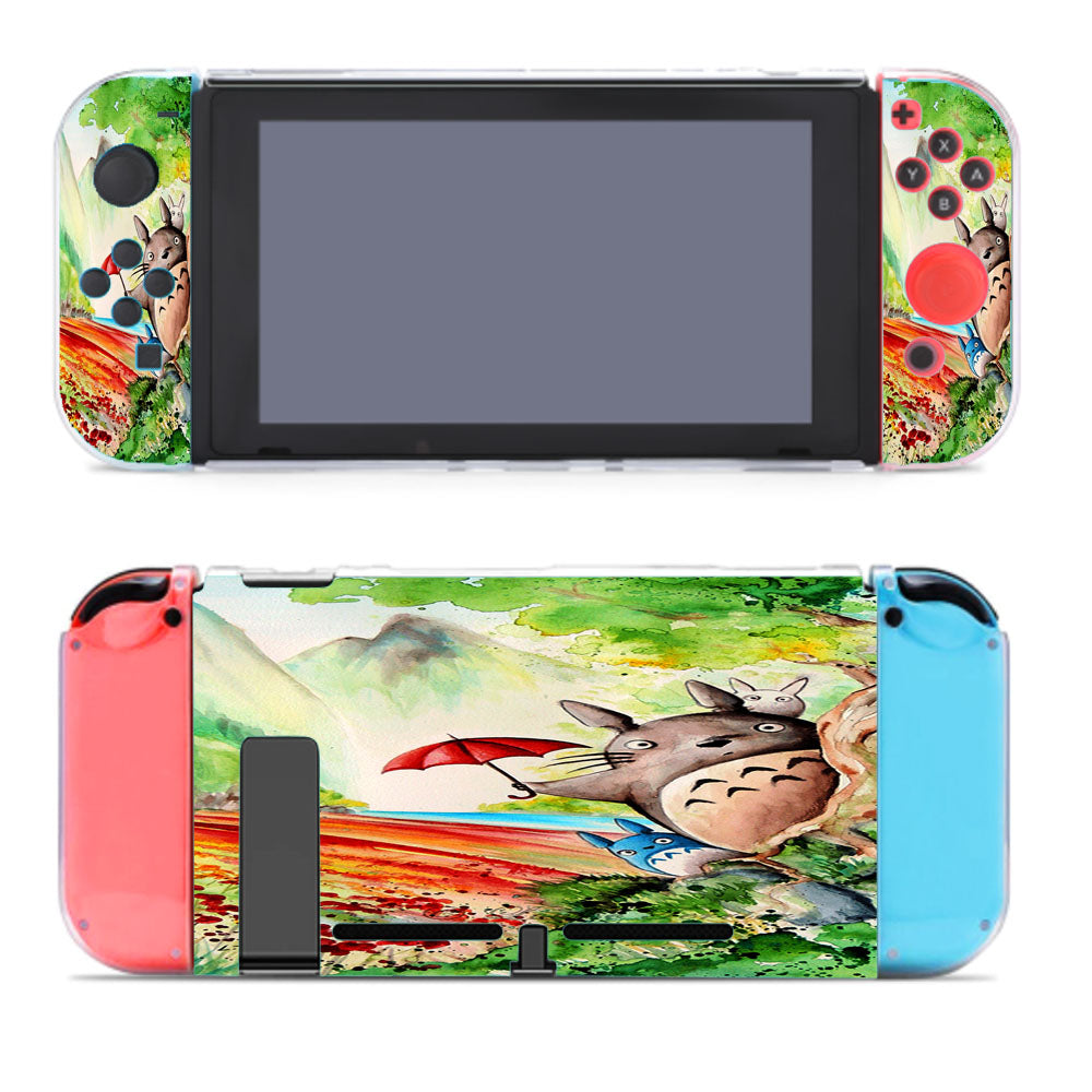 Totoro Studio Ghibli 3 Water Paint Nintendo Switch Cover Case