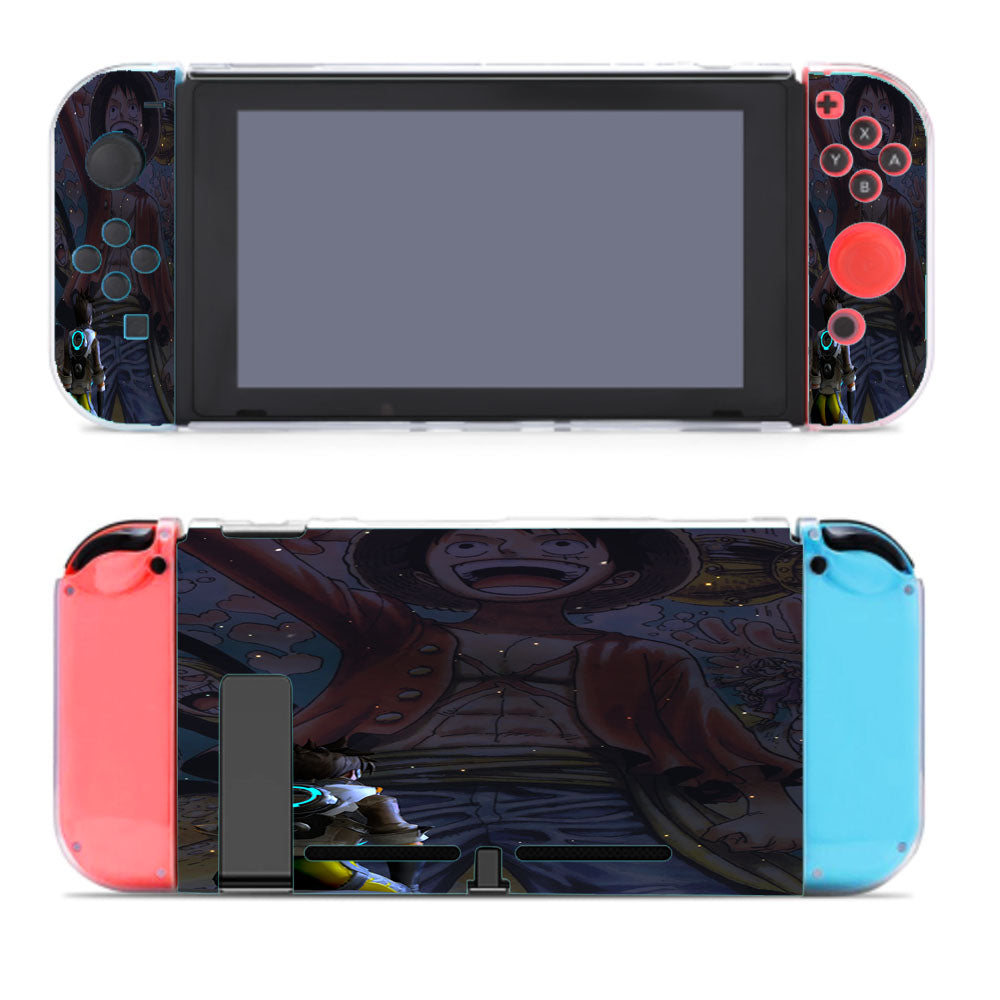 Tracer And Luffy Nintendo Switch Cover Case