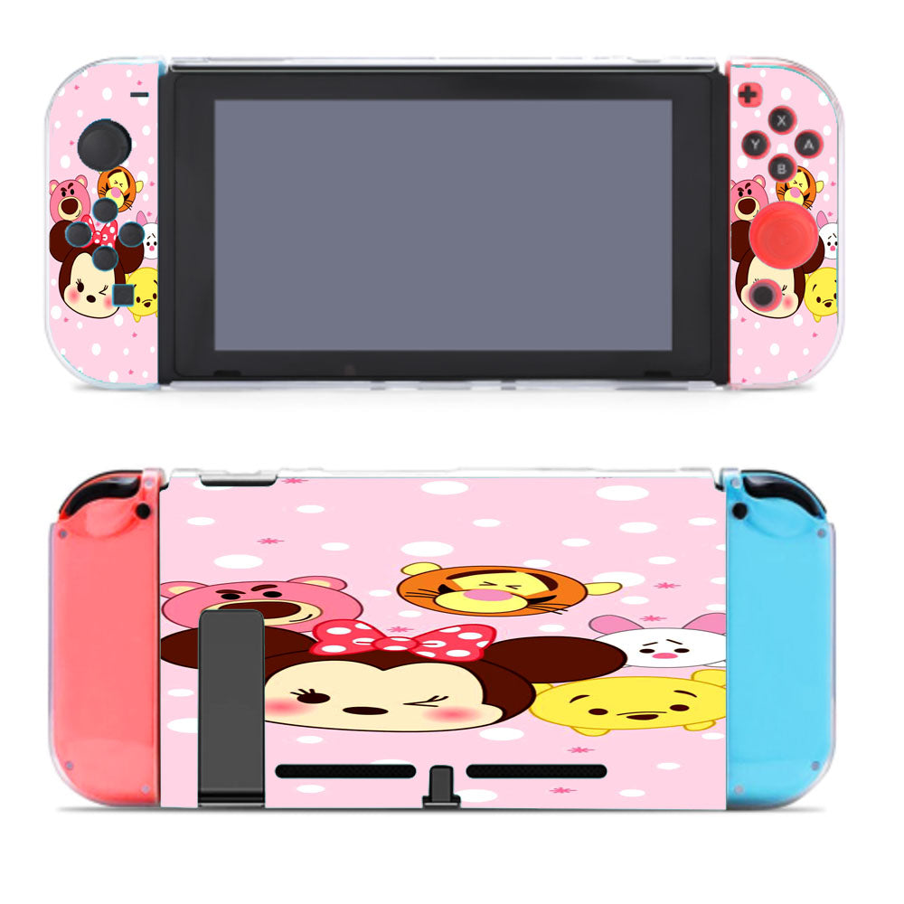 Tsum-Tsum Disney Polka Pink Nintendo Switch Cover Case