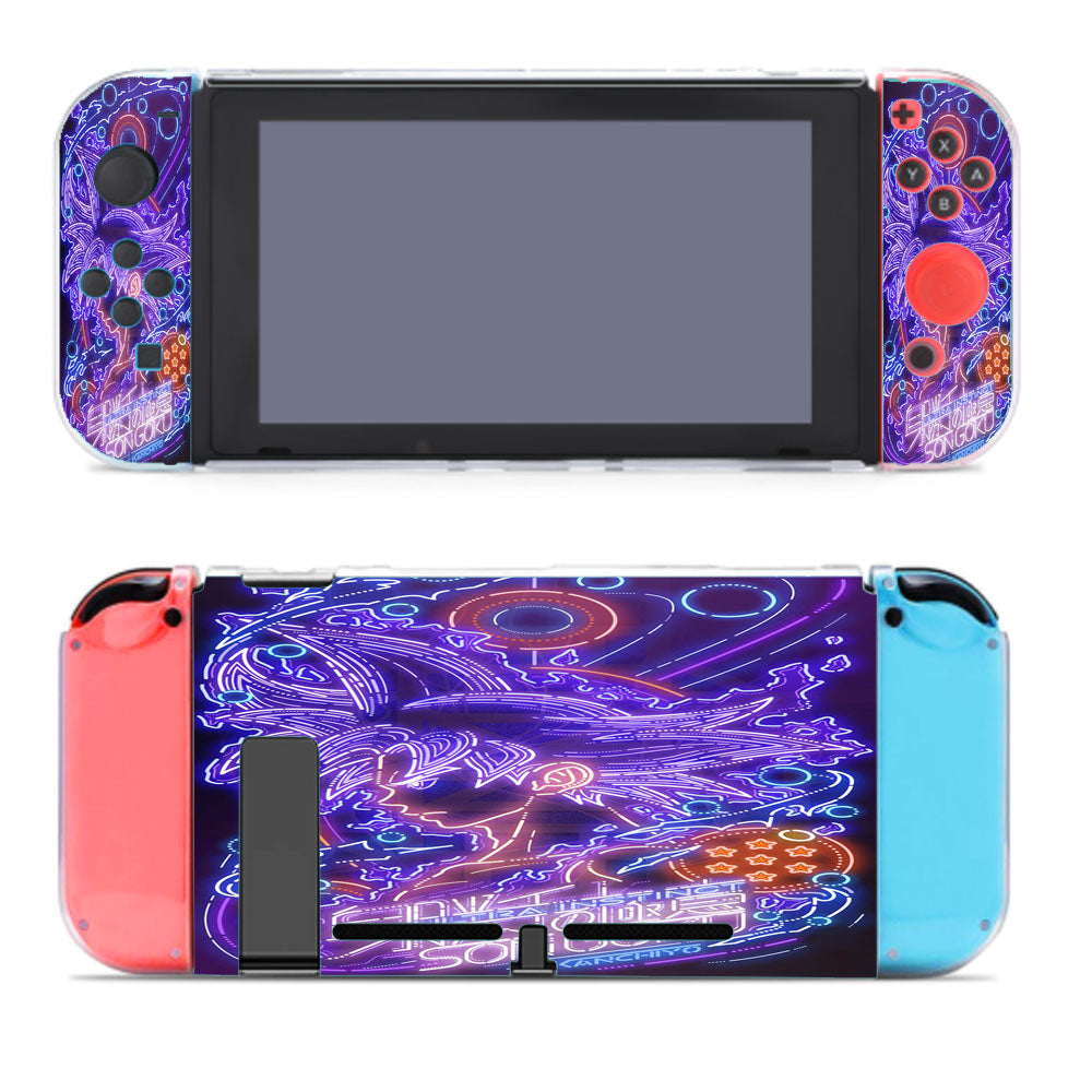 Ultra Instinct Son Goku Neon Art Wallpaper Nintendo Switch Cover Case