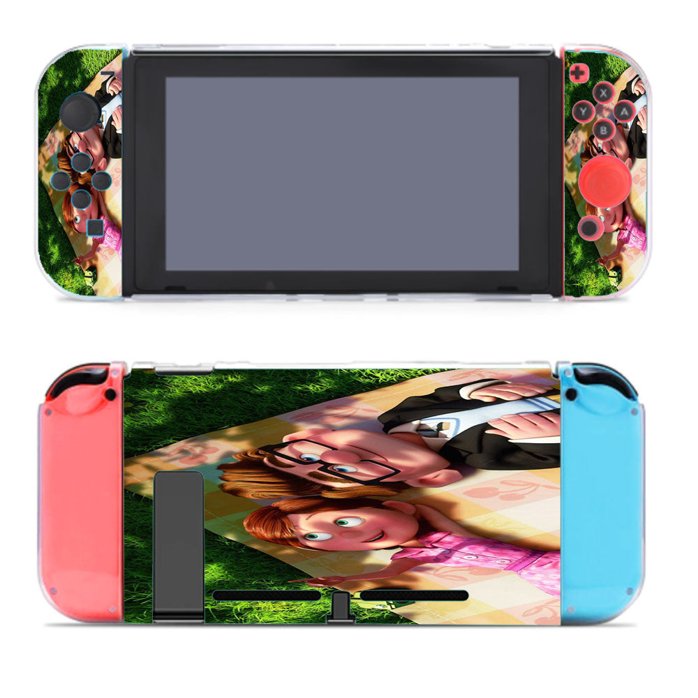 Up Disney Romantic Scene Nintendo Switch Cover Case