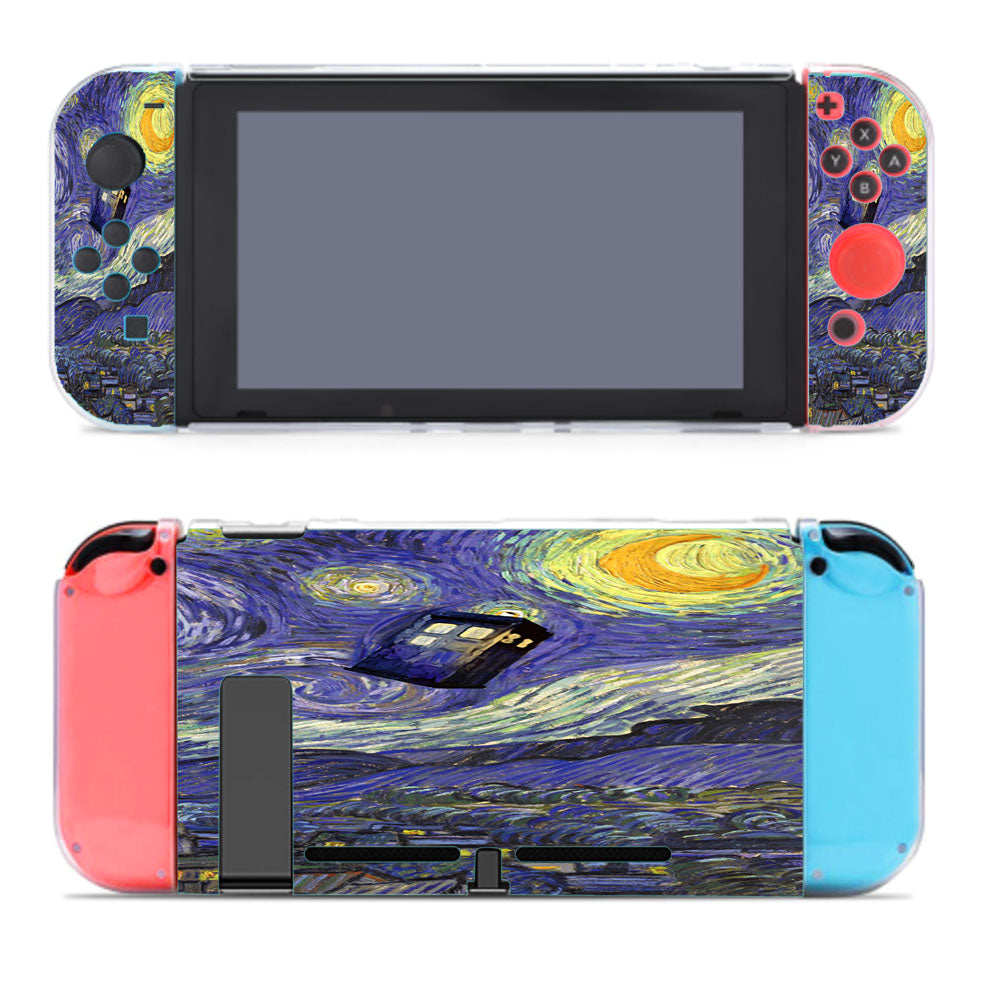 Van Gogh Tardis Starry Night Art Painting Nintendo Switch Cover Case