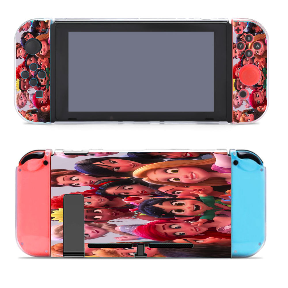 Vannelope Von Schweetz And All Disney Princess Character Nintendo Switch Cover Case
