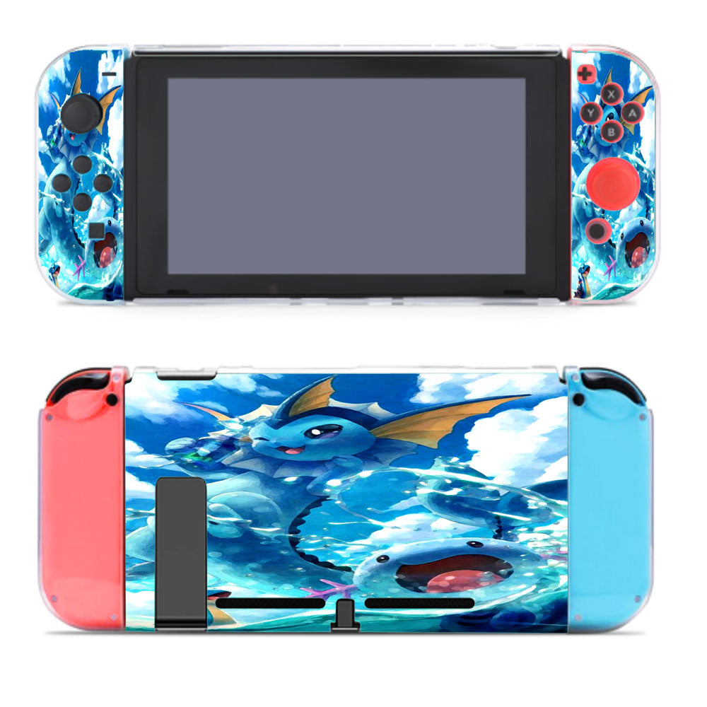 Vaporeon And Friends Pokemon Water Nintendo Switch Cover Case