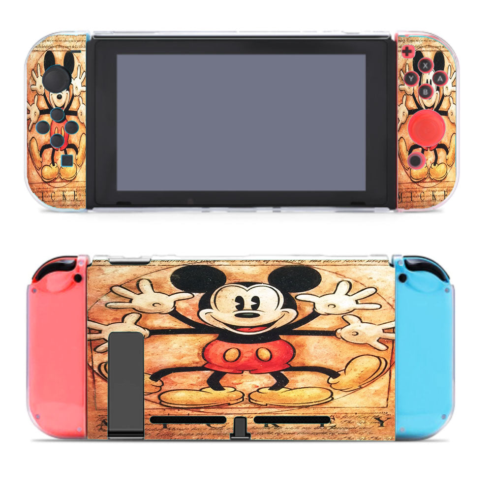 Vitruvian Mickey Mouse Nintendo Switch Cover Case
