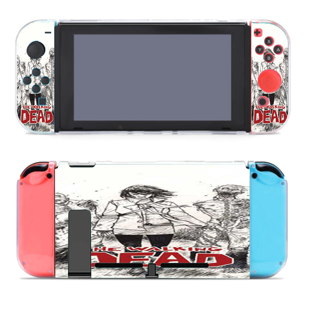 Walking Dead Michonne Comics Bw Nintendo Switch Cover Case
